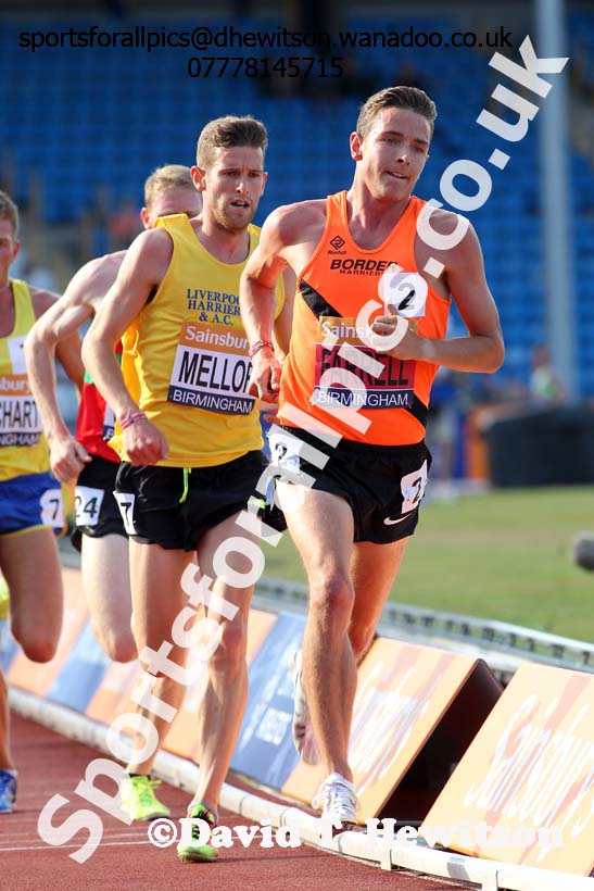 Mens 5000 metres, Sainsbury's British Champs, Alexander Stadium, Birmingham. Photo: David T. Hewitson/Sprts for All Pics
